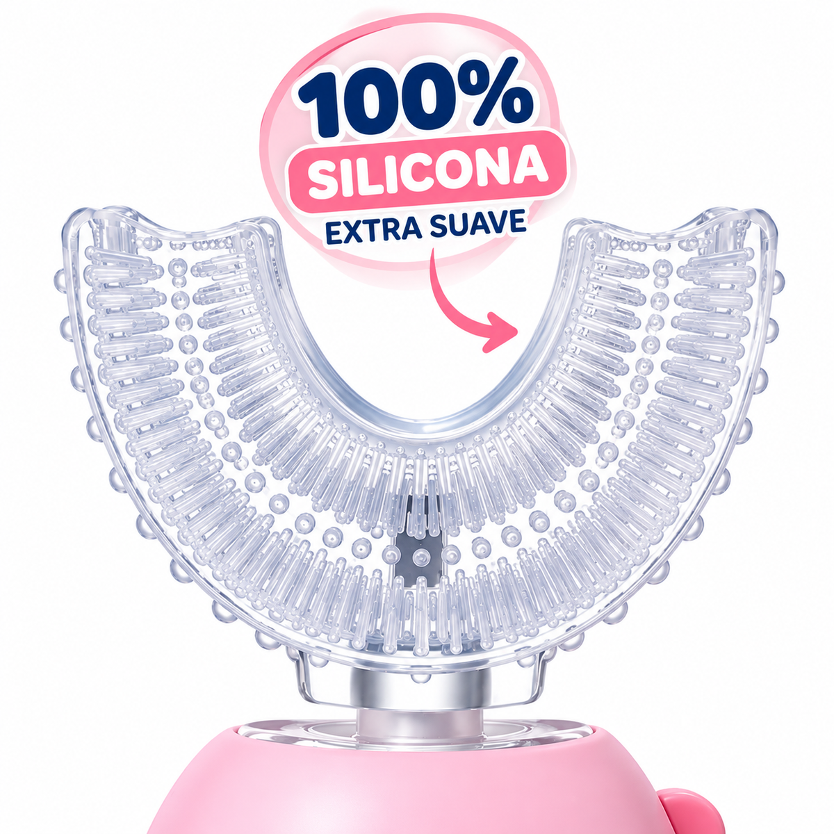 Cepillo de silicona extra suave
